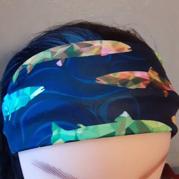 Rainbow salmon lucky fishing headband - Picture 4 of 4